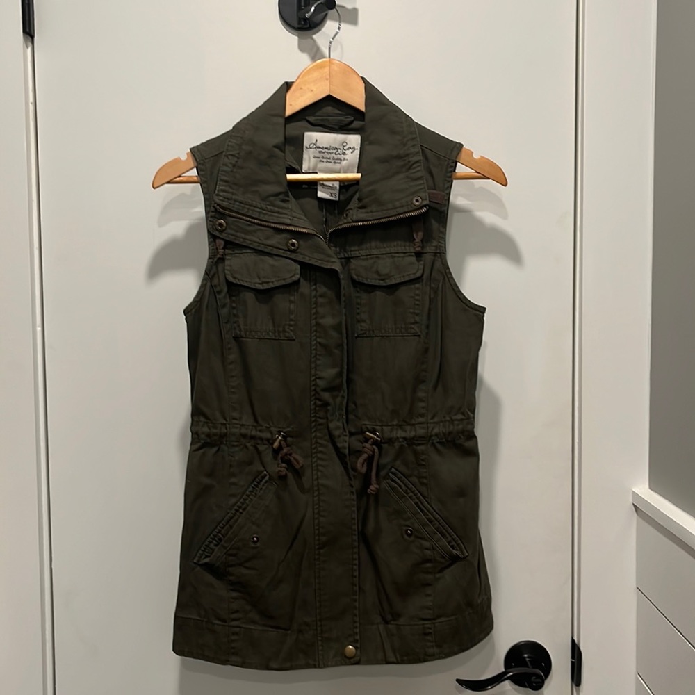 American Rag Dark Olive Green Vest